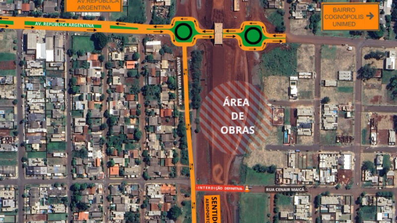 Perimetral Leste de Foz do Iguaçu terá tráfego liberado embaixo de novo viaduto