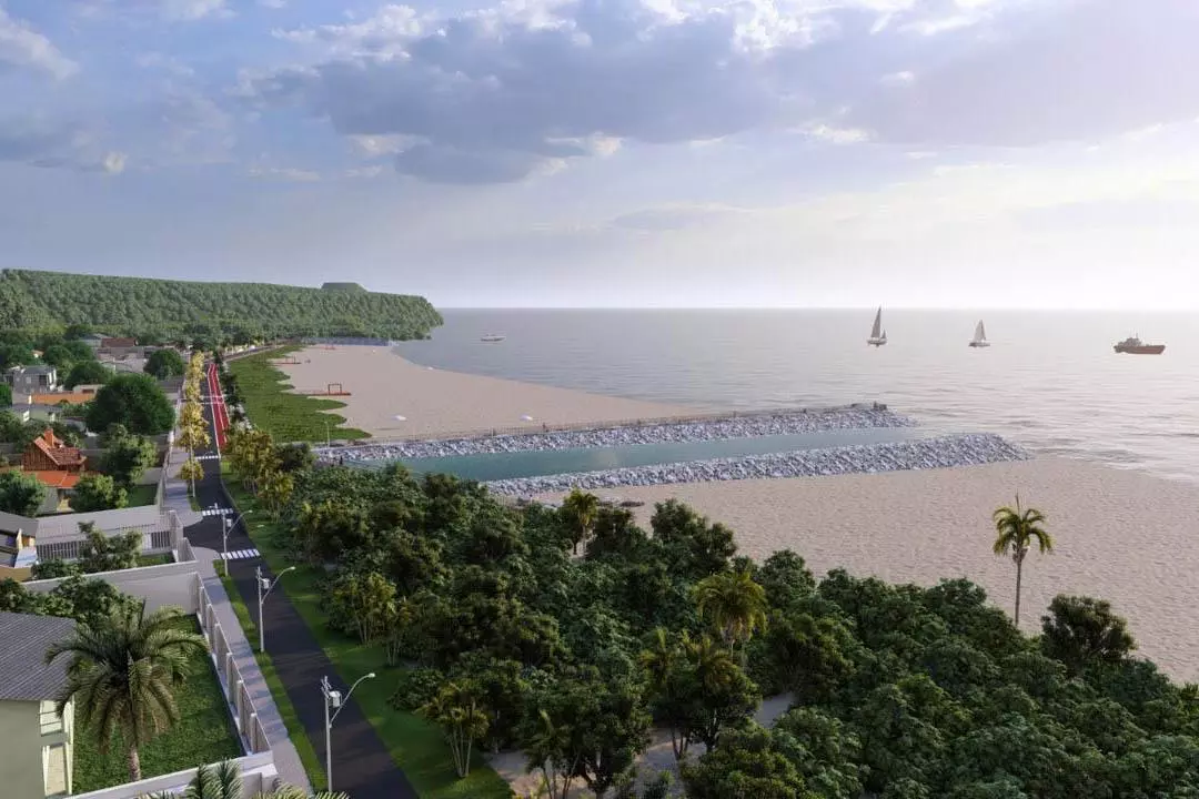 Nova orla de Guaratuba promete transformar o litoral paranaense em atração turística