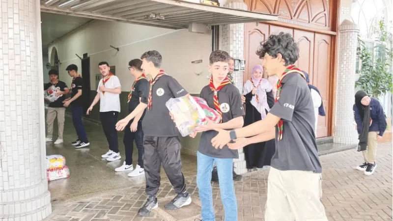 Solidariedade em ação: Grupo Escoteiro Líbano Brasileiro doa mais de 100 cestas básicas