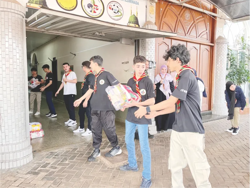 Solidariedade em ação: Grupo Escoteiro Líbano Brasileiro doa mais de 100 cestas básicas