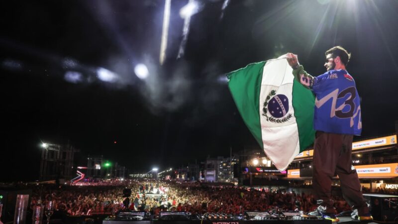 Drones, luzes e recorde de público: show de Alok leva 338 mil pessoas ao Verão Maior 