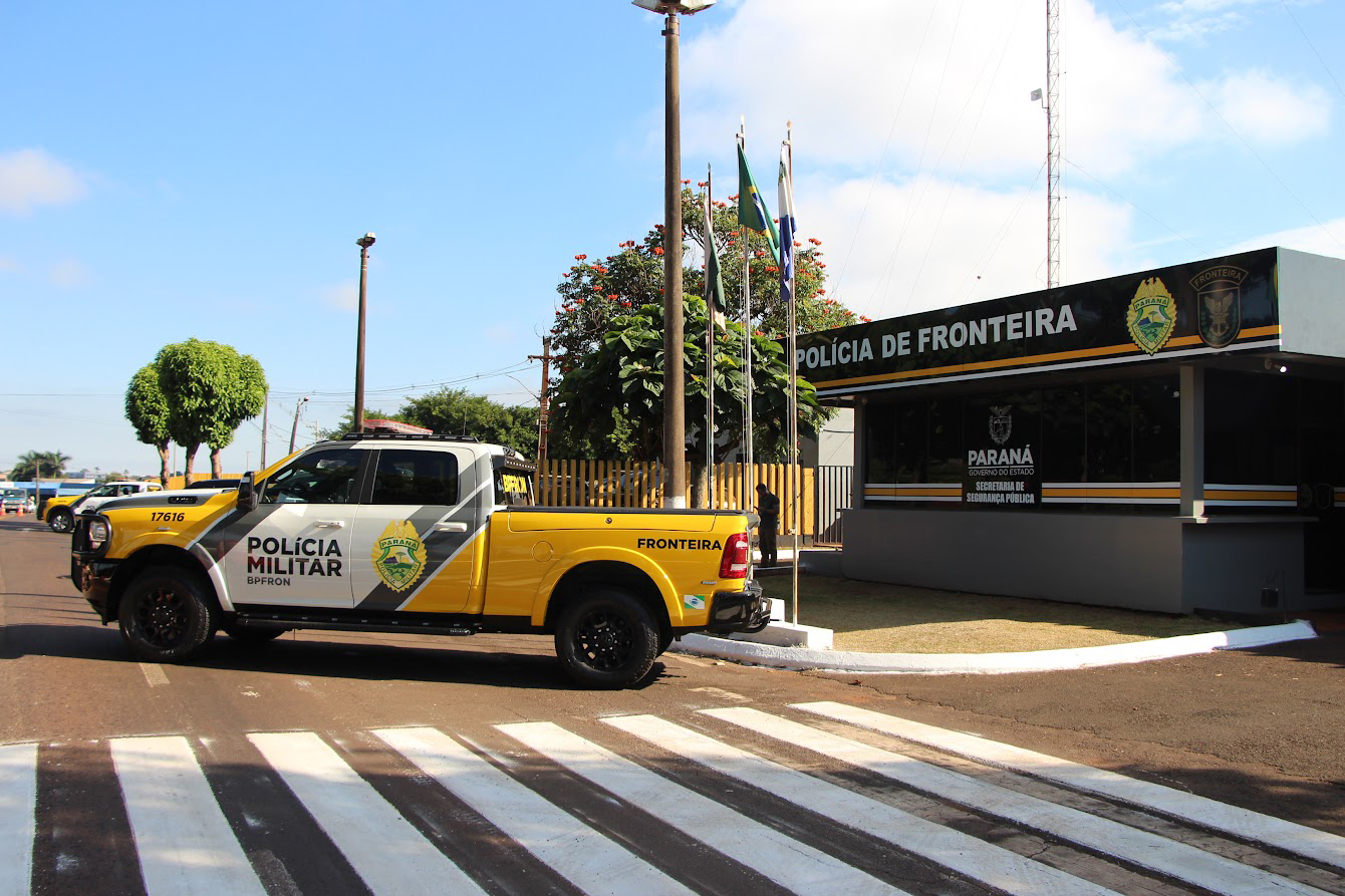 Nova base da Polícia de Fronteira é entregue pelo Estado em Santa Helena, no Oeste 