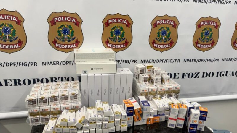PF prende dois passageiros com 600 ampolas de medicamentos ilegais em Foz